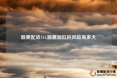 股票配资114,股票加杠杆风险有多大